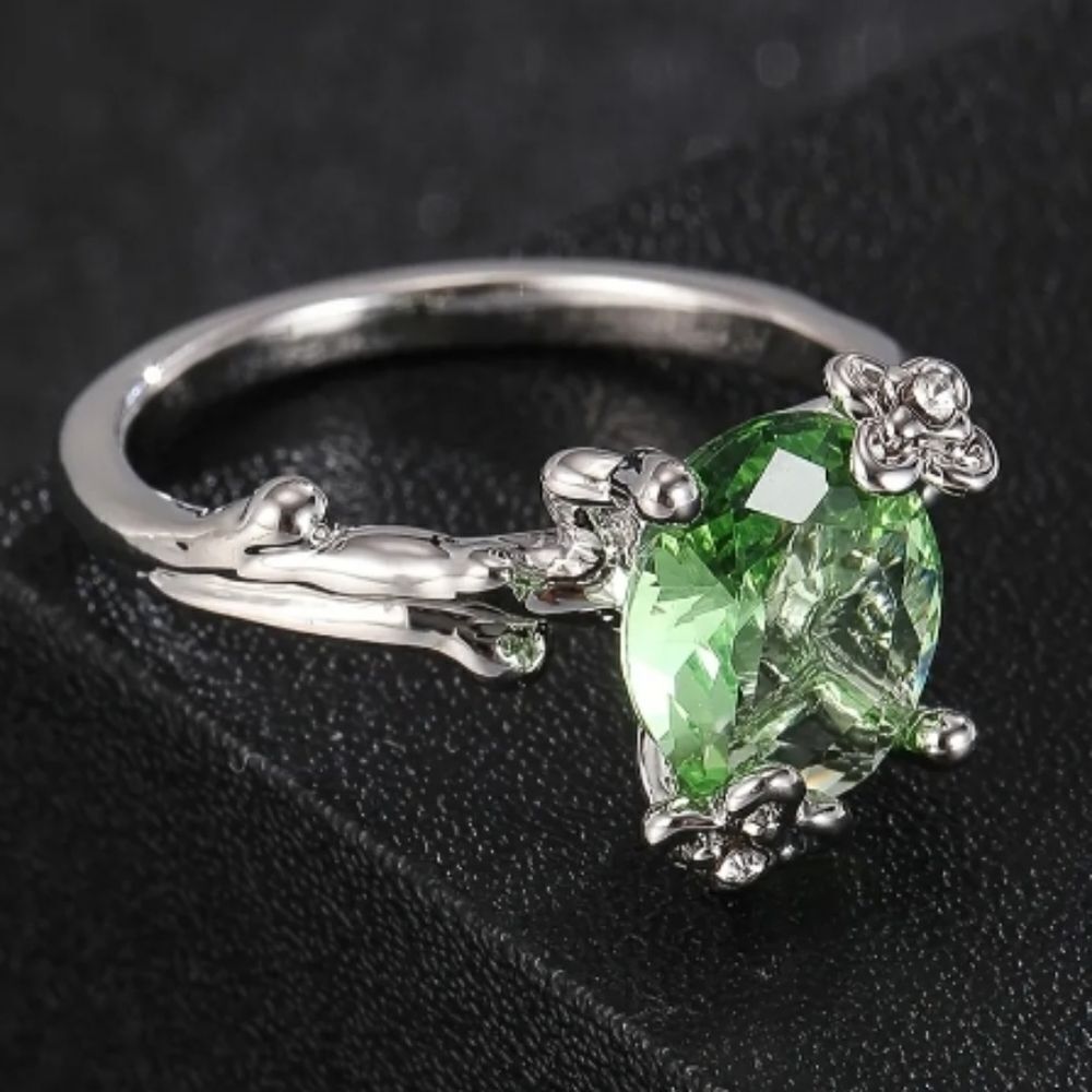 Ladies Elegant Bohemian Promise Ring sz 6 - Picture 3 of 5